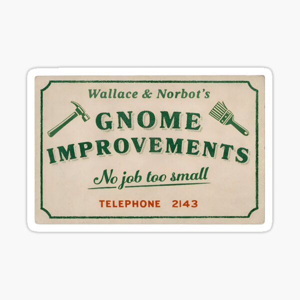 Item preview, Wallace & Gromit Norbot Gnome Improvements Vengeance Most Fowl designed and sold by Chilled Peak.