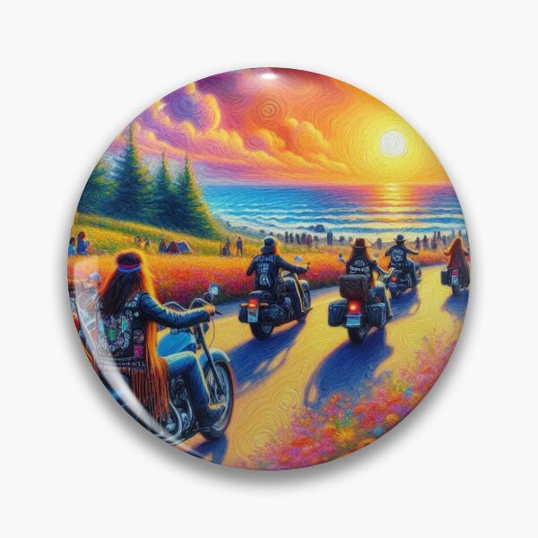 Item preview, Biker Boho in Impressionism: Artistic style meets modern chic designed and sold by FotoworldEdel.