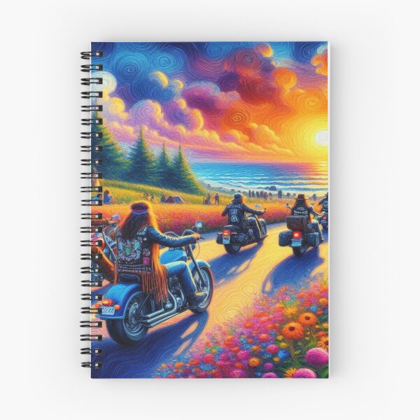 Item preview, Biker Boho in Impressionism: Artistic style meets modern chic designed and sold by FotoworldEdel.
