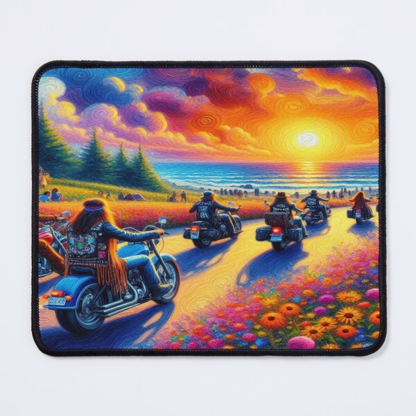 Item preview, Biker Boho in Impressionism: Artistic style meets modern chic designed and sold by FotoworldEdel.