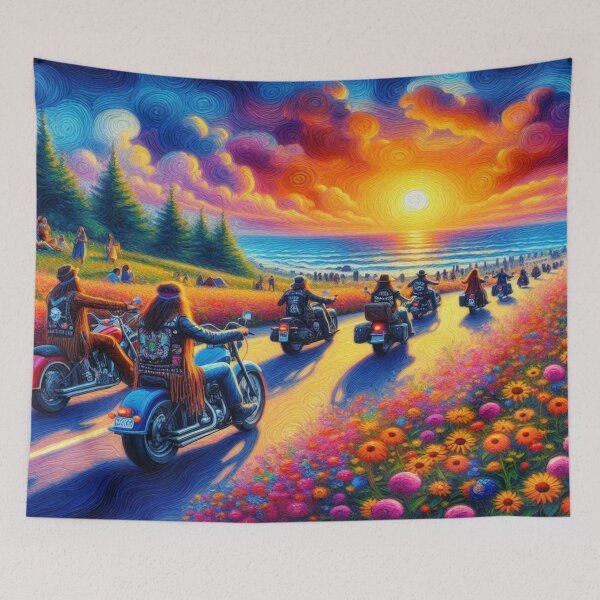 Item preview, Biker Boho in Impressionism: Artistic style meets modern chic designed and sold by FotoworldEdel.