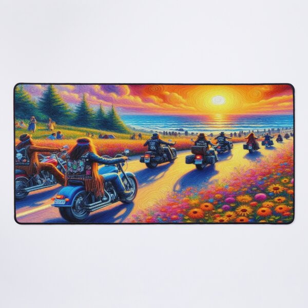 Item preview, Biker Boho in Impressionism: Artistic style meets modern chic designed and sold by FotoworldEdel.