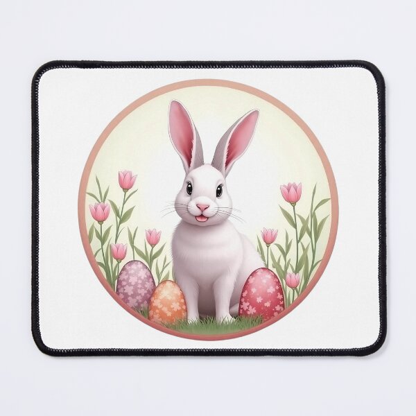 Item preview, Easter Bunny Floral designed and sold by PrintCreations9.