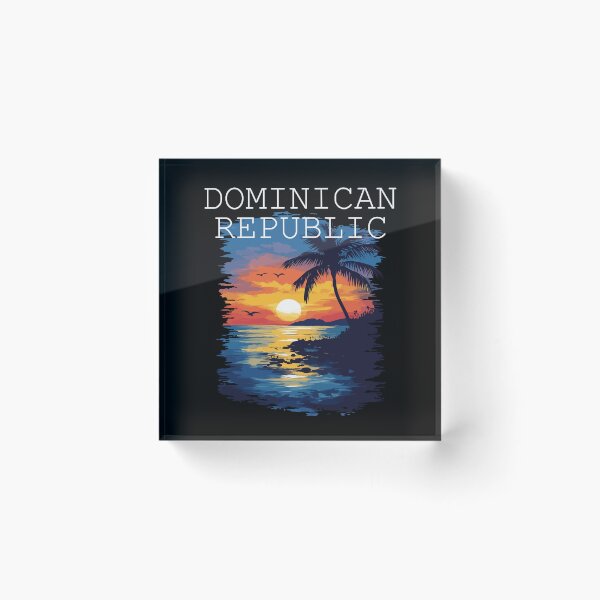 Item preview, Dominican Republic - Caribbean (with White Lettering) designed and sold by VelvetRoom.
