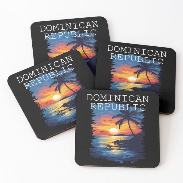 Item preview, Dominican Republic - Caribbean (with White Lettering) designed and sold by VelvetRoom.