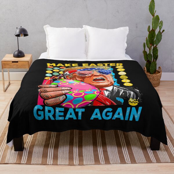Item preview, Retro Make Easter Great Again Trump Bunny Flag Premium designed and sold by TalalosART.