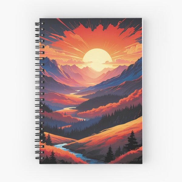 Item preview, Sunset mountains designed and sold by Shjamezlaush Milicevic.