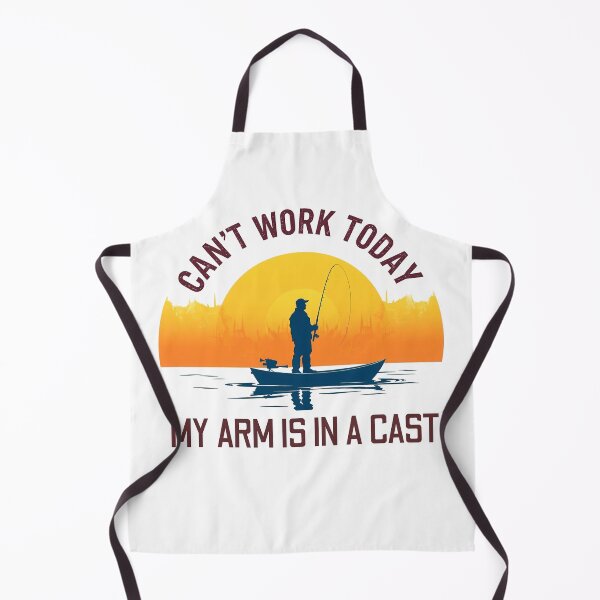 Item preview, Can't Work Today, My Arm Is in a Cast – Funny Fishing Design designed and sold by svarupa.
