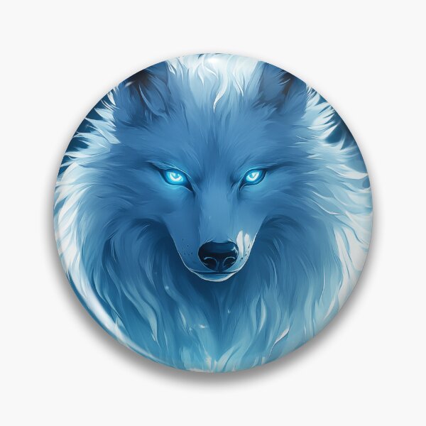 Item preview, Anime White Wolf designed and sold by PetsArt.