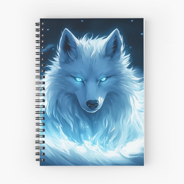 Item preview, Anime White Wolf designed and sold by PetsArt.