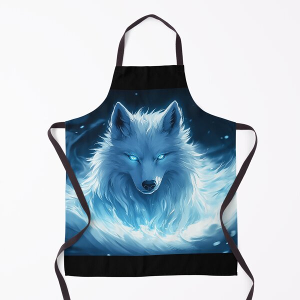 Item preview, Anime White Wolf designed and sold by PetsArt.