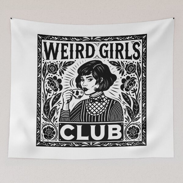 Item preview, Weird Girls Club designed and sold by Angry Swan Designs.