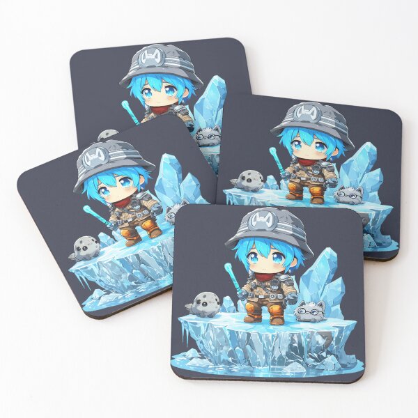 Item preview, Chibi Arctic Explorer and Friends designed and sold by MYTHIC PEEL STICKERS.