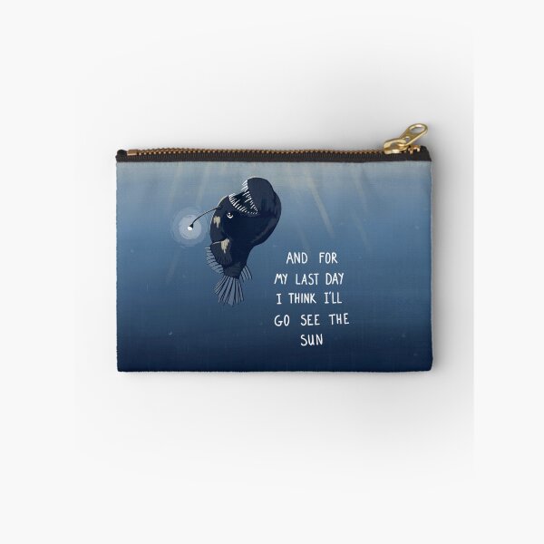 Item preview, Sad Anglerfish with Quote designed and sold by annexart.