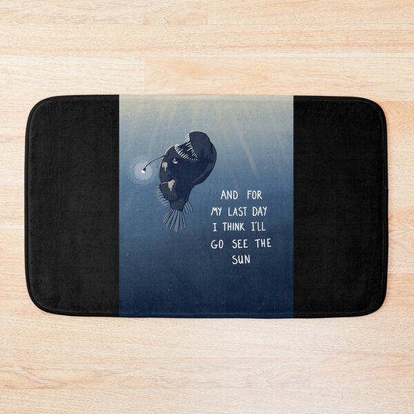 Item preview, Sad Anglerfish with Quote designed and sold by annexart.