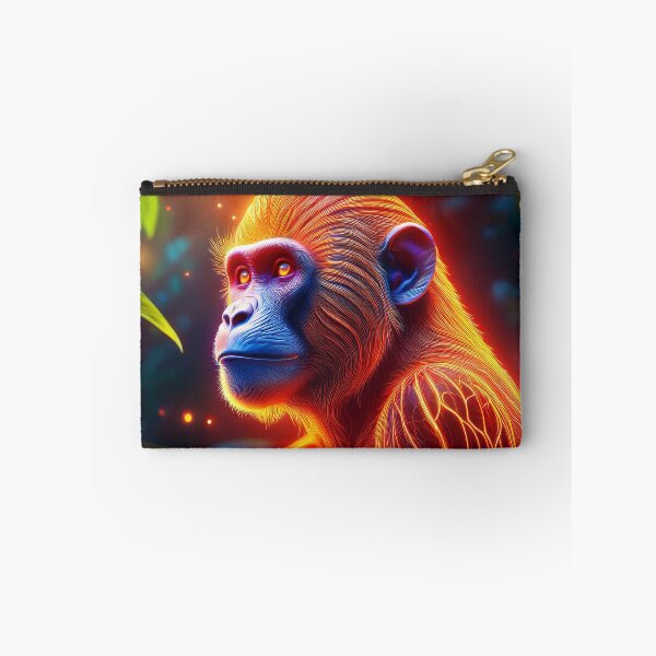 Item preview, Orange | Glowing Neon Monkey Collection | Hyperrealistic designed and sold by monkeybusiness.pt.