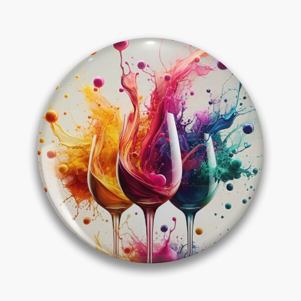 Item preview, Splashing Wine Glass Image designed and sold by KwangCB.