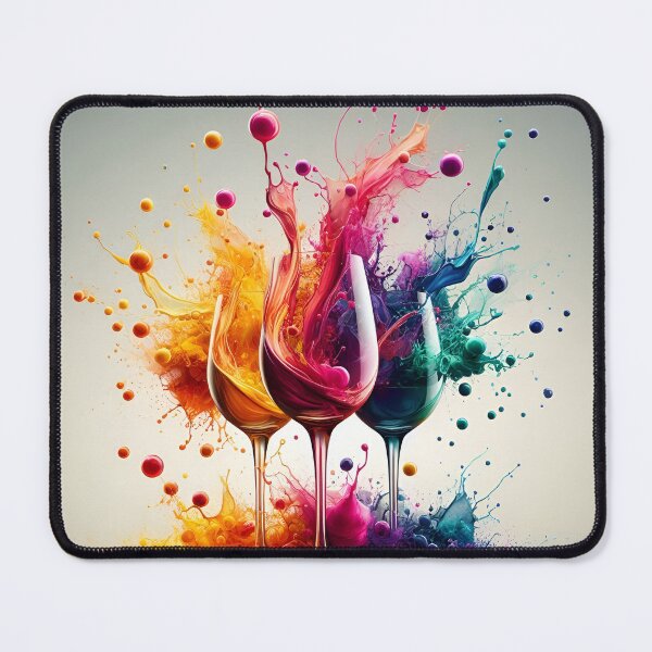 Item preview, Splashing Wine Glass Image designed and sold by KwangCB.