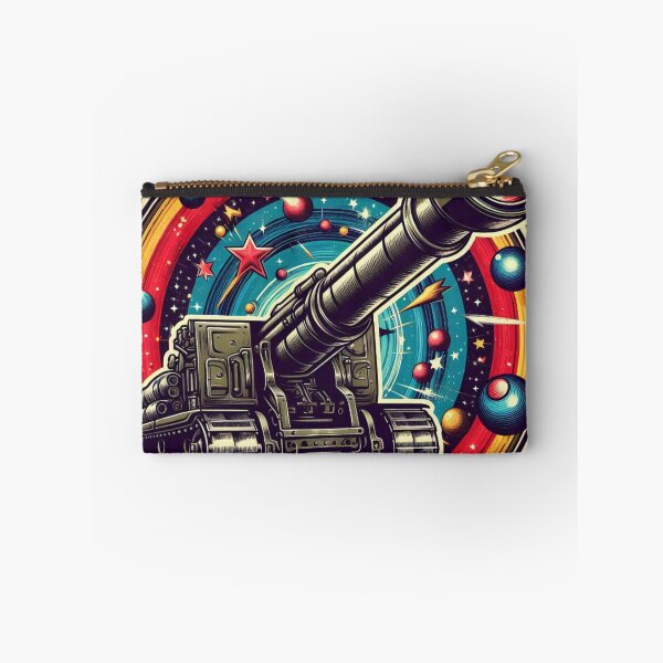 Item preview, Galactic Cannon: Vintage Power with Cosmic Vibes - Model 3 designed and sold by NeonBot_Shop.