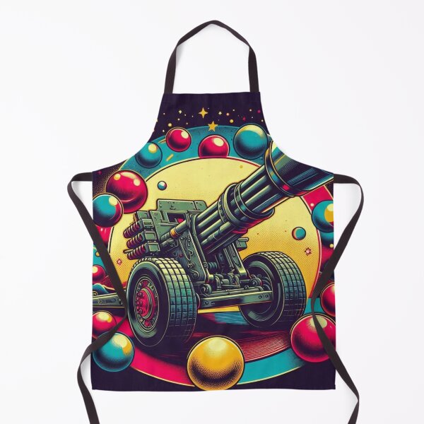 Item preview, Galactic Cannon: Vintage Power with Cosmic Vibes - Model 4 designed and sold by NeonBot_Shop.