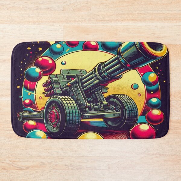 Item preview, Galactic Cannon: Vintage Power with Cosmic Vibes - Model 4 designed and sold by NeonBot_Shop.
