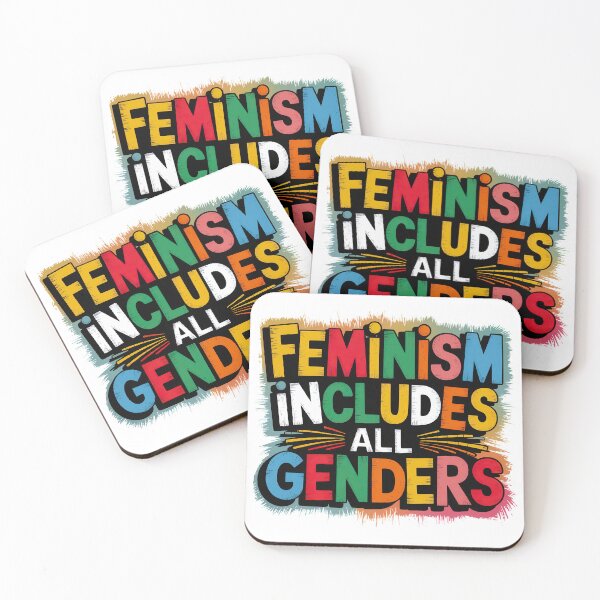 Item preview, Feminism Includes All Genders designed and sold by Angry Swan Designs.