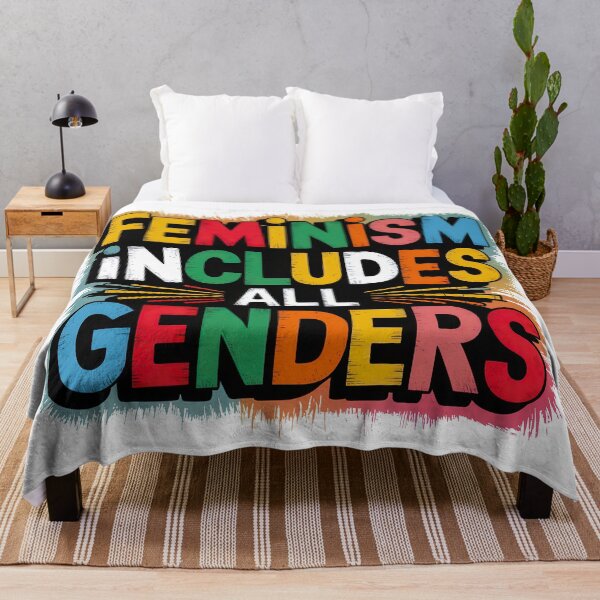 Item preview, Feminism Includes All Genders designed and sold by Angry Swan Designs.