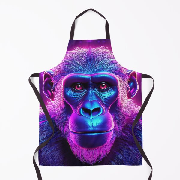 Item preview, Purple | Glowing Neon Monkey Collection | Hyperrealistic designed and sold by monkeybusiness.pt.