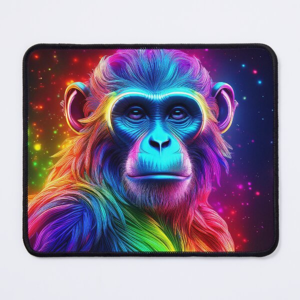 Item preview, Rainbow | Glowing Neon Monkey Collection | Hyperrealistic designed and sold by monkeybusiness.pt.