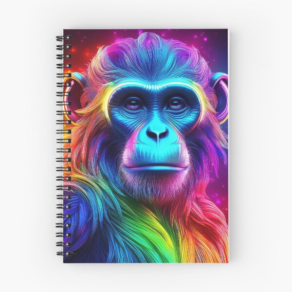 Item preview, Rainbow | Glowing Neon Monkey Collection | Hyperrealistic designed and sold by monkeybusiness.pt.