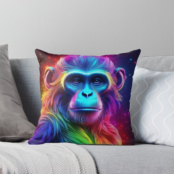 Item preview, Rainbow | Glowing Neon Monkey Collection | Hyperrealistic designed and sold by monkeybusiness.pt.