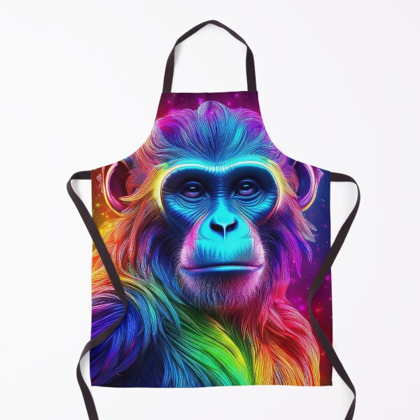 Item preview, Rainbow | Glowing Neon Monkey Collection | Hyperrealistic designed and sold by monkeybusiness.pt.