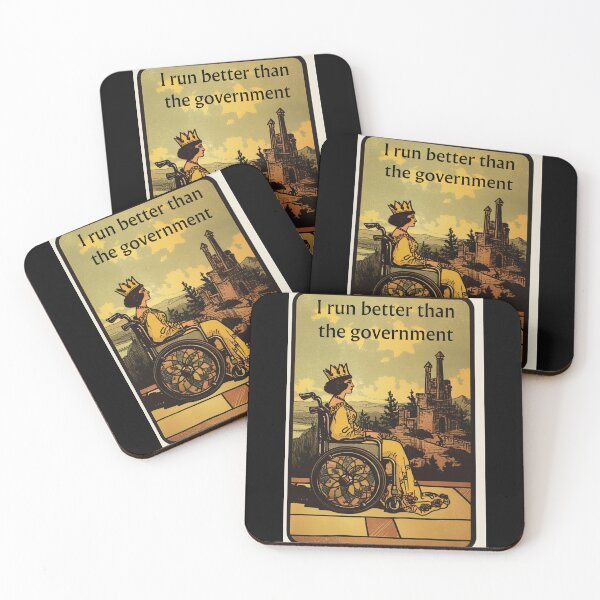 Item preview, I run better than the government wheelchair tarot designed and sold by MendaciousMina.