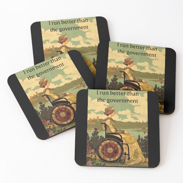 Item preview, I run better than the government wheelchair tarot designed and sold by MendaciousMina.