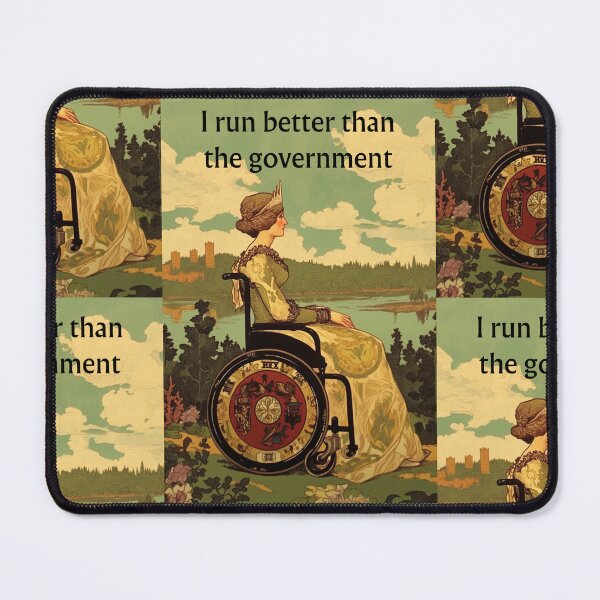 Item preview, I run better than the government wheelchair tarot designed and sold by MendaciousMina.
