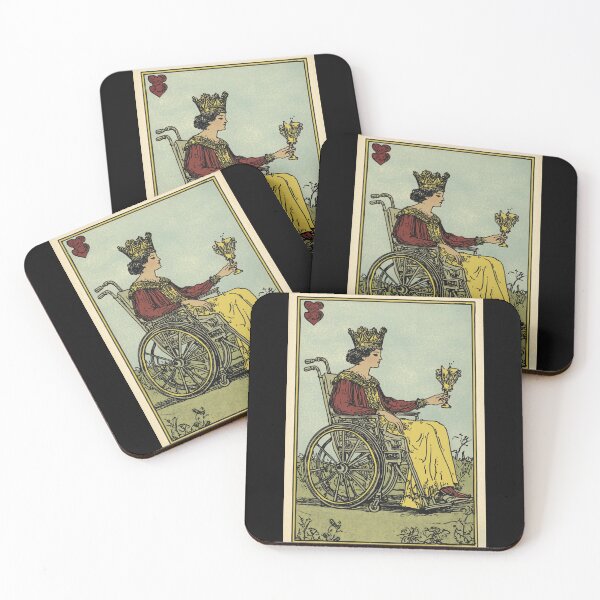 Item preview, Queen of cups wheelchair tarot designed and sold by MendaciousMina.