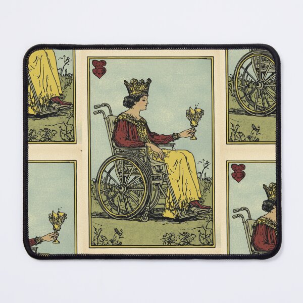 Item preview, Queen of cups wheelchair tarot designed and sold by MendaciousMina.