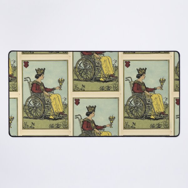 Item preview, Queen of cups wheelchair tarot designed and sold by MendaciousMina.
