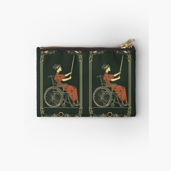 Item preview, Queen of swords wheelchair tarot designed and sold by MendaciousMina.