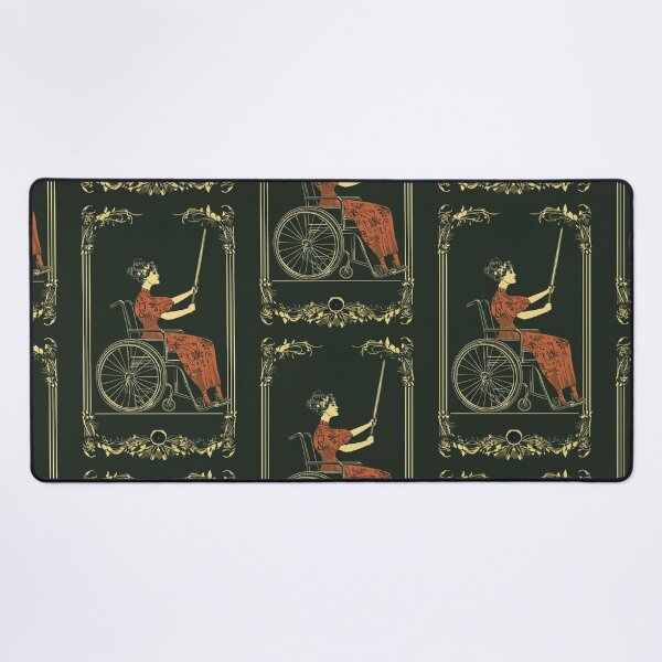 Item preview, Queen of swords wheelchair tarot designed and sold by MendaciousMina.