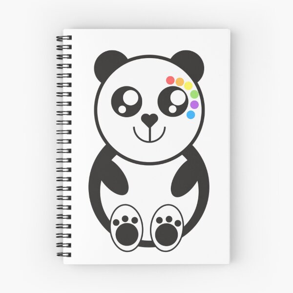 Item preview, Rainbow Panda designed and sold by KWGD - Kelly Woodward Graphic Designer.