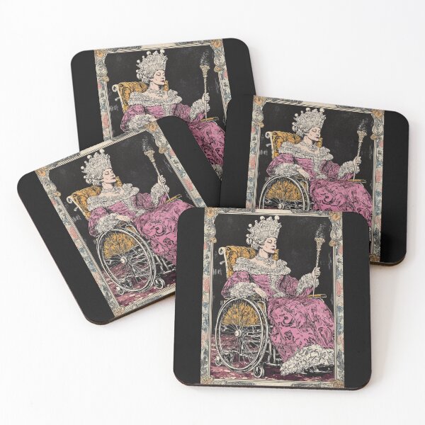 Item preview, Queen wheelchair tarot designed and sold by MendaciousMina.