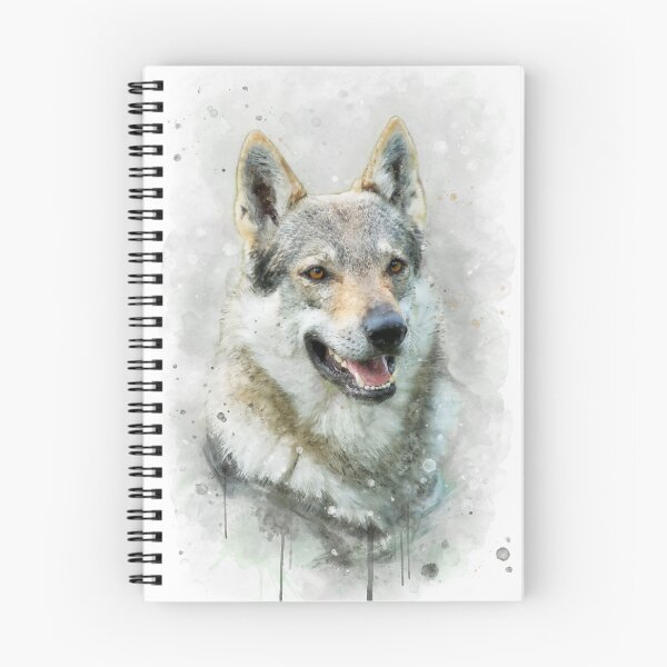 Item preview, Czechoslovakian Wolfdog watercolor designed and sold by PetsArt.
