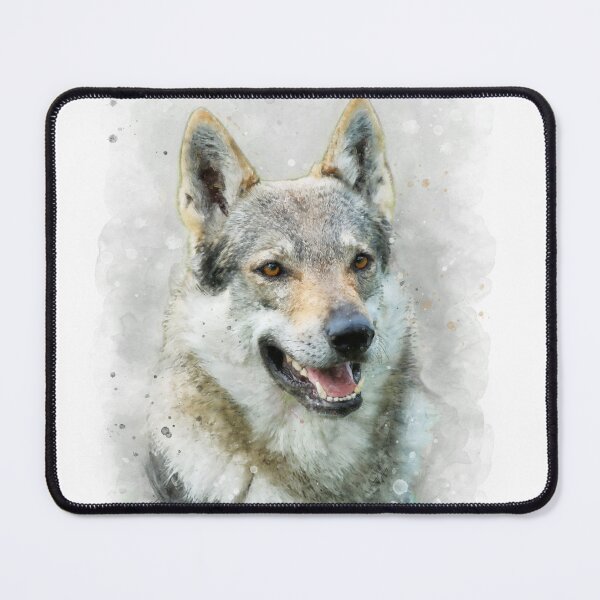 Item preview, Czechoslovakian Wolfdog watercolor designed and sold by PetsArt.