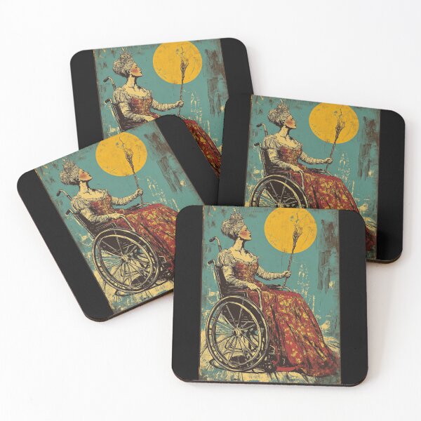 Item preview, Queen wheelchair tarot designed and sold by MendaciousMina.