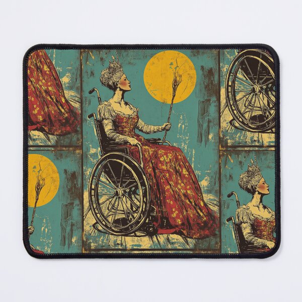 Item preview, Queen wheelchair tarot designed and sold by MendaciousMina.