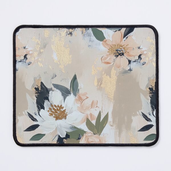 Item preview, White Flower Oil Painting Pattern designed and sold by Aelbrn.