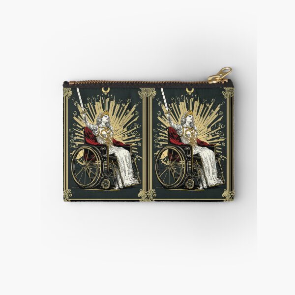 Item preview, Queen of swords wheelchair tarot designed and sold by MendaciousMina.