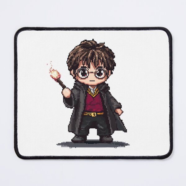 Item preview, Harry, Cartoon Wizard Magical fantasy, magical tale Pixel Art  designed and sold by Innamalinka.