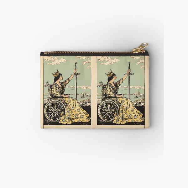 Item preview, Queen of swords wheelchair tarot designed and sold by MendaciousMina.